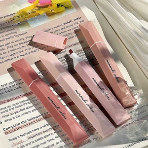 Stylo surligneur fluorescent à pointe oblique, série dégradée, lot de 6 couleurs pour l'école - Product Image 1