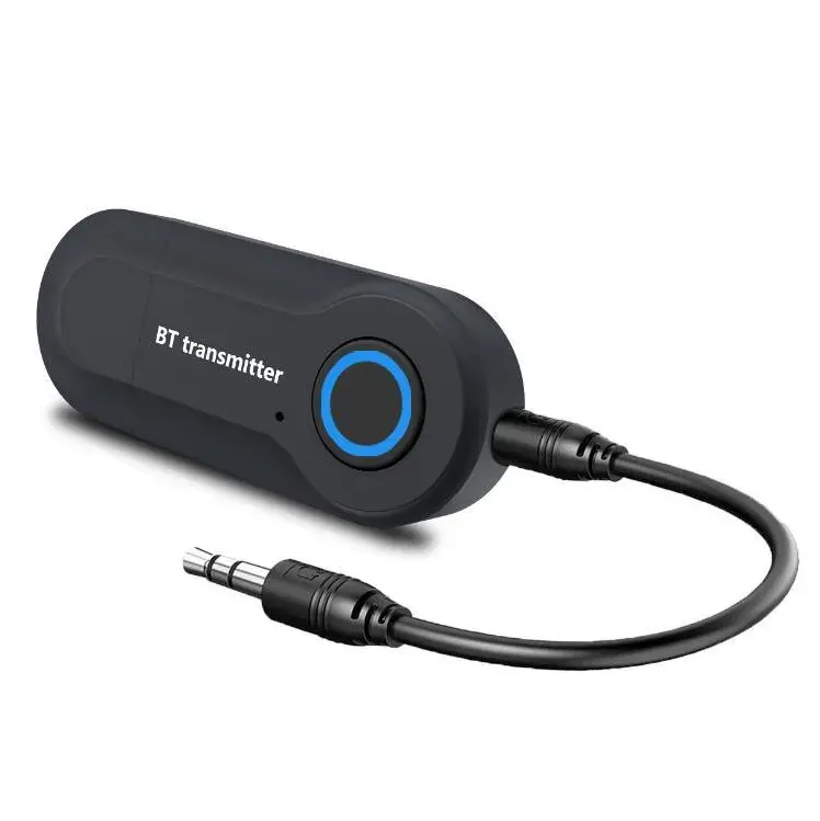 Transmetteur Bluetooth USB Adaptateur audio Jack 3.5 MM, Adaptateur émetteur audio stéréo Bluetooth sans fil pour casque TV PC