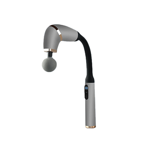 Nuevo diseño eléctrico inteligente cuatro cabezales de masaje tejido profundo alivio del dolor vibración portátil hogar pistola de masaje de mano - Product Image 1