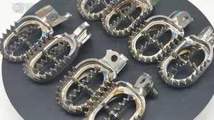 Pédales en titane TC4 pour motocross Kawasaki KX KLX 125 250 450, accessoires de modification - Product Image 3