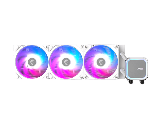 MSI MAG CORELIQUID A13 360 WHITE ARGB All-in-One CPU Liquid Cooler 360mm AIO Water Cooling