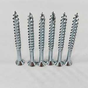 Tornillos PB # 8 tornillos Phillips de cabeza plana de 2 pulgadas, chapados en zinc, con rosca profunda para madera, de acero al carbono C1022, alta calidad, Homn Reen - Product Image 6