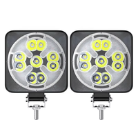Kaufen Sie Auto-Beleuchtungssystem LED-Arbeitsscheinwerfer 3 Zoll 46W Quadratisch Rund Weiß Bernsteinfarben mit DRL Stroboskop Offroad LED-Arbeitslampe
