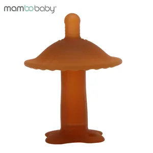 Mambobaby निपल डिजाइन पर्यावरण के अनुकूल खाद्य ग्रेड सिलिकॉन बेबी Teether शांत