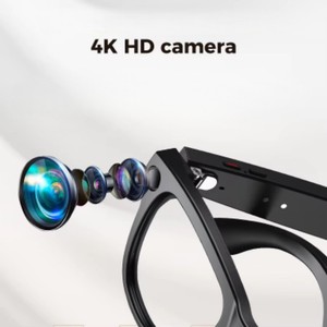 Occhiali Smart con Controllo Touch, Traduzione AI, Riconoscimento Oggetti, Trasmissione WiFi, Impermeabili IP54 - Product Image 3