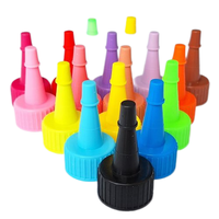 Bouchons Yorker pour flacons d'encre et de peinture avec embout conique, embout long, embout pointu, compte-gouttes, 20 mm, 24 mm, 28 mm, 38 mm, 410, 400, colle en pâte, emballage