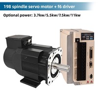 Kit de servomoteur à broche 178 198 265 avec driver ECF6, servomoteur AC à couple élevé de 1,5 à 7,5 kW pour centre d'usinage CNC