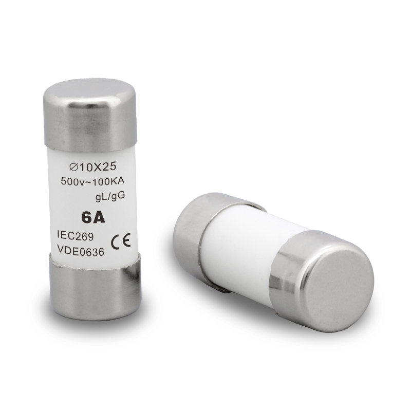 Высококачественный Цилиндрический предохранитель переменного тока 8a двойная керамическая трубка Предохранителя 10*25 мм