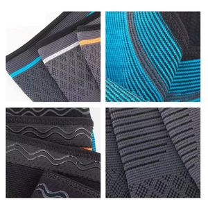 Vente directe du fabricant Genouillères tricotées antidérapantes en nylon respirant et chaud pour hommes et femmes Running Basketball Cycling Fitness - Product Image 6