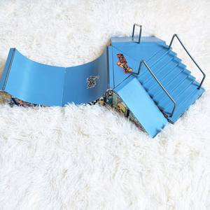 Kit de skateboard de bureau pour doigts, accessoires de scène, pièces détachées, montage libre, pièces de rampe, skateboard de bureau pour doigts - Product Image 5