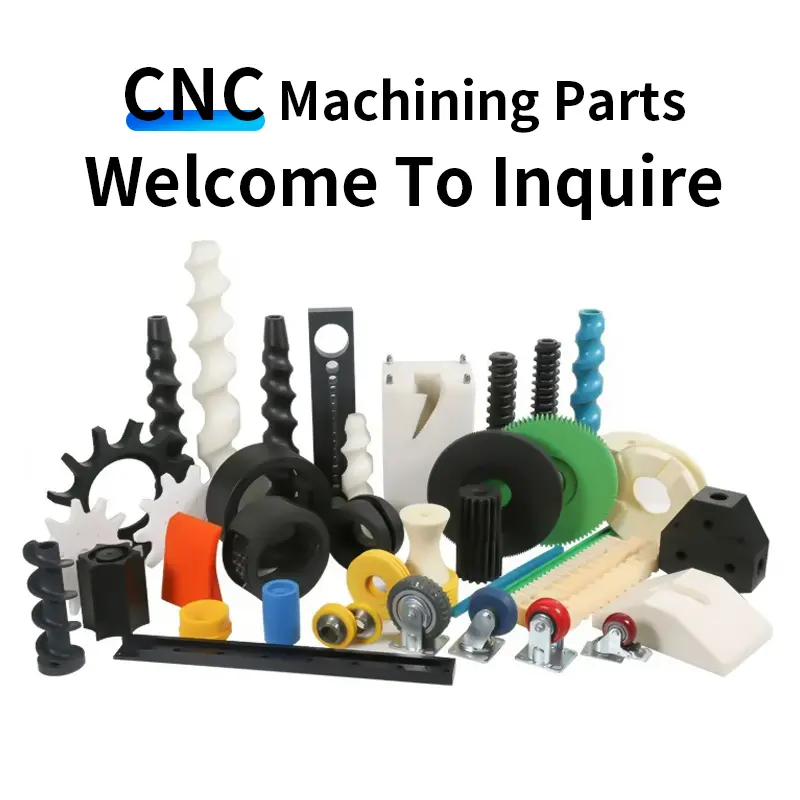 ISO 9001 Certified CNC Machining Services 3D Printing and CNC Manufacturing for POM Nylon PTFE UPE PP Plastics Parts