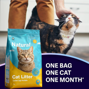 Litière pour chat en cristaux - 99,9 % sans poussière, douce pour les pattes, sans parfum - 5 lb rose et blanc - Product Image 1