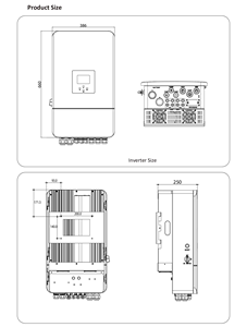 Onduleur solaire hybride Deye SUN-5/6/8/10/12K-SG05LP3-EU-SM2 5kw 6kw 8kw 10kw 12kw triphasé 48V pour système d'énergie solaire - Product Image 6