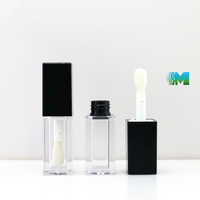 Tube à lèvres vide en matériaux de qualité supérieure, tube transparent en plastique résistant à la température, tube à baume à lèvres en plastique
