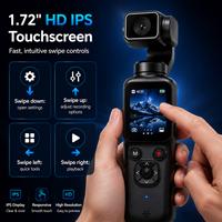 Nouvelle Caméra Sportive Portable 4K HJD-05 avec Suivi Facial pour l'Extérieur, Gimbal de Poche HD avec Capteur CMOS Électronique