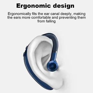 חם S109 כחול שן אוזניות אוזניות דיבורית Earloop אלחוטי Earbud אוזניות כונן שיחת ספורט אוזניות אפרכסת עם מיקרופון