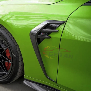 2ピースリアルカーボンファイバーサイドフェンダーグリルベントトリムBMW M4 M3 G80 G82 G83 2021-25用 - Product Image 6