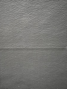 Grey vertical ribbed <b>bubble</b> knit fabric stretch textured cloth for sportswear casual apparel - Product Image 5