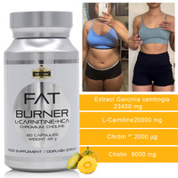 Capsules de brûleur de graisse détox d'ingrédients naturels Supplément à base de plantes Booster de métabolisme Pilules de brûleur de graisse minces pour le contrôle du poids des adultes
