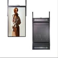 Écran d'affichage LCD double face suspendu de 43 à 49 pouces, affichage numérique intelligent pour la publicité, affichage pour vitrine de magasin