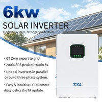 Kit de système d'énergie solaire 7KW avec batterie de stockage d'énergie, onduleur hors réseau et panneaux solaires pour usine industrielle et atelier