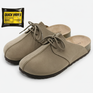 Ciabatte formali Unisex in pizzo Bloafer per uomo donna scarpe con scarpe per la pulizia delle scarpe Set di zoccoli e muli - Product Image 1