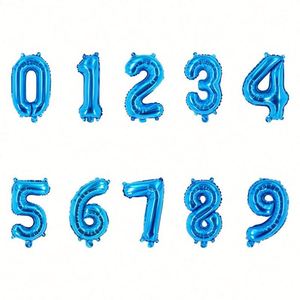 ราคาขายส่ง ลูกโป่งฟอยล์ตัวเลข ขนาด 16 นิ้ว หลายสี สำหรับตกแต่งงานปาร์ตี้ - Product Image 4
