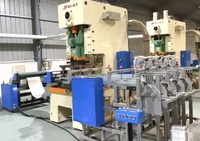 Machine de fabrication de conteneurs en feuille d'aluminium entièrement en aluminium, machine de poinçonnage de plats en feuille d'aluminium pour l'emballage alimentaire, directement de l'usine