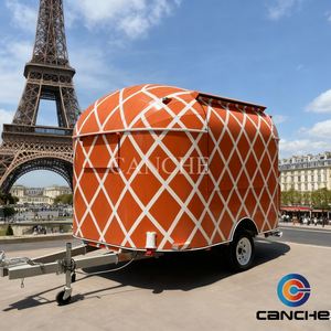 Camión de comida a la venta Carritos de comida para perritos calientes de acero inoxidable Furgoneta callejera con bocadillos de comida rápida - Product Image 6