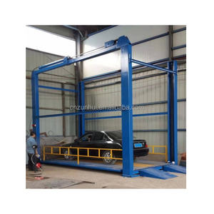 Dikey hidrolik kargo asansörü büyük platform ve ağır yük satılık dört sonrası araba asansörü - Product Image 1