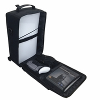 Sac à dos grande capacité pour console PS5 Slim, sac simple pour manette de jeu vidéo, sac à bandoulière avec fermeture éclair, portable pour les voyages