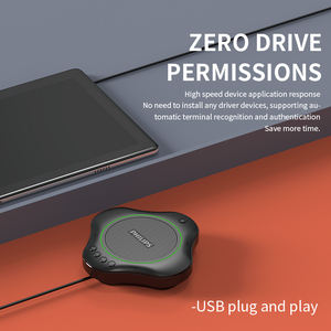 Micrófono Inalámbrico UHF Original de la Marca <span class=keywords><strong>Philips</strong></span>, Micrófono Inalámbrico WIFI Inteligente para Reuniones, 6 Metros de Alcance de Voz - Product Image 4