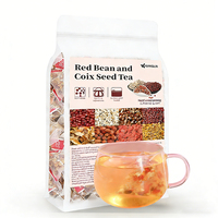 Groothandel OEM, Natuurlijke Rode Bonen Coix Zaad Thee, Traditionele Graan-Kruidenmengsel met Gorgon Fruit, Rijk aan B-vitamines, Rechtstreeks van de Fabriek