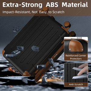 Elegant <strong>Light</strong> <strong>Weight</strong> Hard Side Travel Bags <strong>Luggage</strong> Factory Wholesale Product with Soft Handle Carry On Trolley Bags for Airline - Product Image 3