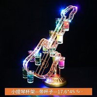 Support à vin lumineux à LED, porte-gobelets, accessoires de bar KTV, présentoir individuel pour verres, étagère créative et colorée pour cocktails