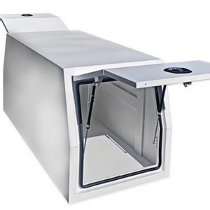 Herui Portable <b>Waterproof</b> Dustproof Lightweight Outdoor 700mm Aluminum Ute Tray <b>Canopy</b> with Gull Wing Lock and Large Capacity - Product Image 2
