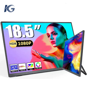 Moniteur portable pliable à double écran IPS LED 18,5 pouces, double FHD 100 Hz, 100 % SRGB, pour ordinateurs portables, bureau extérieur - Product Image 6