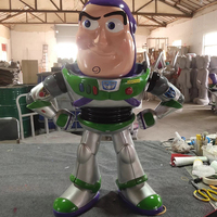 Fábrica personalizada dibujos animados anime personaje diseño escultura familia estatua Sheriff Woody Buzz año luz Toy Story