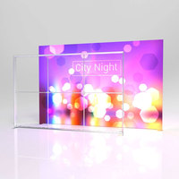 Bannière LED rétroéclairée pour publicité intérieure, cadre en aluminium autoportant, boîte à lumière en tissu rectangulaire pour événements