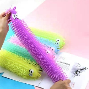 Nuovi Giocattoli Creativi per Bambini: <span class=keywords><strong>Bruco</strong></span> Luminoso Antistress, Giocattoli Cartoon per Bambini, Caterpillar Vent Fidget - Product Image 2