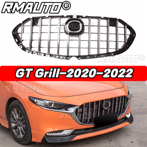 Parrilla Delantera Estilo Panal de Abeja para Mazda 3 Axela 2017-2019, Color Negro Brillante, Kit de Carrocería, Accesorios para Mazda 3 Axela - Product Image 5