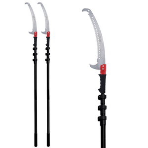 Cortador de ramas de árbol Qiyun de 14 pies con poste telescópico de aluminio para herramientas de jardín, recortador de árboles, mango largo ajustable - Product Image 1