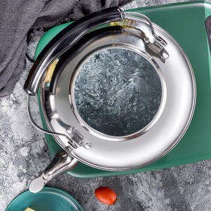 กาต้มน้ำสแตนเลส 4L 5L 6L 7L 8L 10L ป้องกันสนิม หม้อต้มน้ำสำหรับใช้ในครัวเรือน พร้อมฝาและหูจับ - Product Image 3