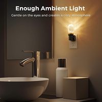 Veilleuse moderne ZHILAI, lumière blanche chaude, mini veilleuse LED à capteur, à intensité variable, à brancher, pour chambre à coucher