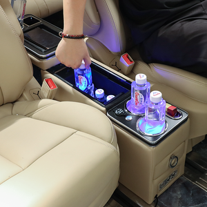Bracciolo universale per <span class=keywords><strong>auto</strong></span> Alphard, con vano portaoggetti regolabile per console centrale, compatibile con Hiace H300 - Disponibilità immediata - Product Image 2