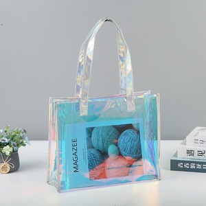 Bolsa de Compras de PVC Transparente de Gran Capacidad, Ecológica, con Diseño de Logotipo Personalizado - Product Image 5