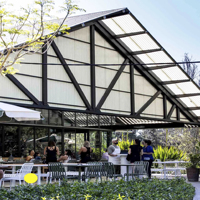 Estructura de Acero Prefabricada Ligera para Cafetería, Bar, Centro Comercial, Centro de Arte, Galería, Museo, Supermercado, Soldadura
