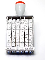 Tampon à 6 chiffres hauteur 18mm trodat 15186 timbre à date auto-encreur