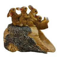 WeiVista Rallonge de tuyau de descente en résine Bunny Décoration de gouttière de jardin extérieur Fournisseur en gros