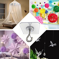 Support de suspension robuste pour plantes suspendues, crochet de plafond adhésif sans trace, ventouse en fer, crochet réglable pour œillet de rideau, moustiquaire